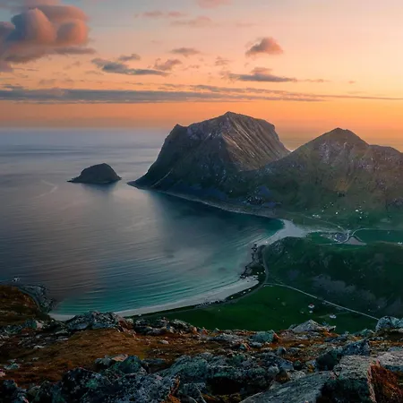 Tatil parkı Astra Village - Waterfront Rorbu In Lofoten Kabelvåg